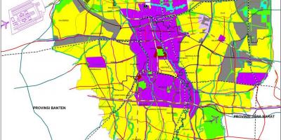 Zemljevid Jakarta cbd